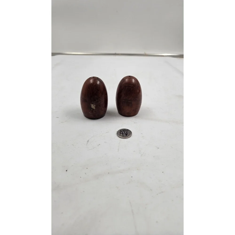 Vintage California Redwood Salt & Pepper Shakers 2